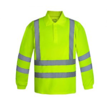 POLERA POLO DRY FIT MANGA LARGA CON CINTA REFLECTIVA